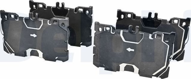 Тормозные колодки Delphi (Low-Metallic). Артикул LP3276