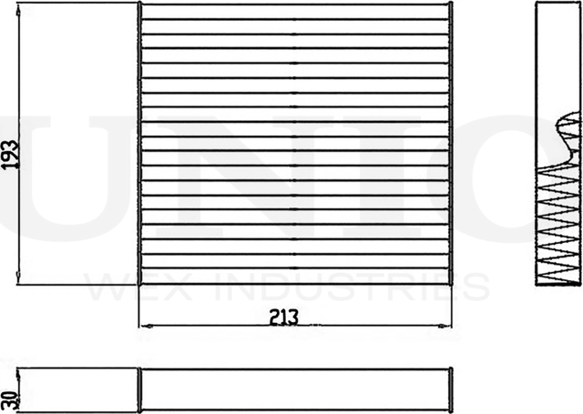 Фильтр салона (Unio). Артикул FLT-40004