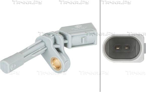 Датчик ABS Hella задний левый для Volkswagen Touran II 2010-2015. Артикул 6PU 012 806-971