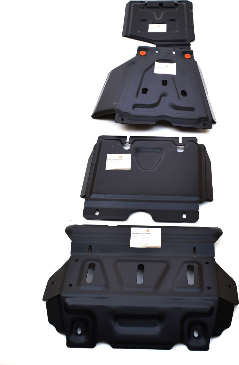 Защита Alfeco для радиатора, картера, редуктора переднего моста, КПП, раздатки Toyota Fortuner II (AN160) 2015-2026. Артикул ALF.24.90-91-92-76st