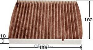 Фильтр салонный угольный (VIC). Артикул AC403EX