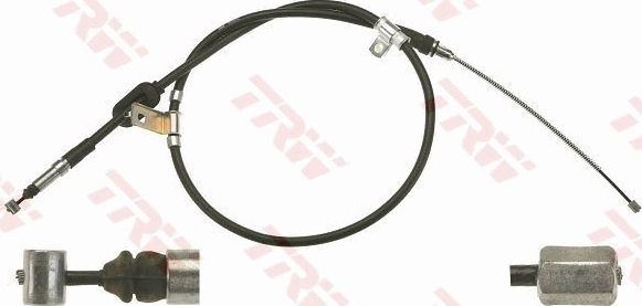 Трос ручника (тросик ручного тормоза) TRW. Артикул GCH214