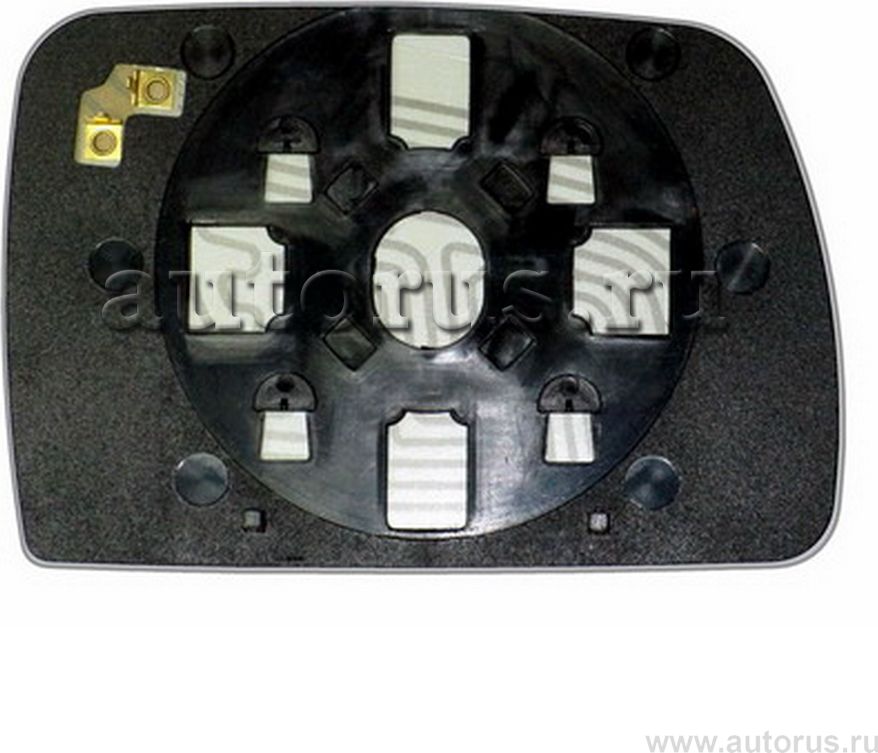 Эл. Зеркальный левый сферический голубой с обогревом (Ergon). Артикул 99539918