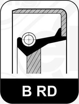 Сальник коленвала Elring (FPM (Fluor-Kautschuk)). Артикул 283.983