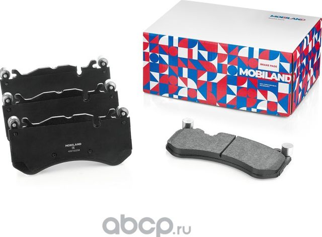 Колодки тормозные дисковые передние (4 шт.) с п/шум. пласт. MERCEDES-BENZ C-CLAS (Mobiland). Артикул 429102250