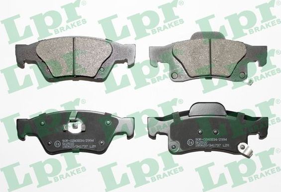Тормозные колодки LPR. Артикул 05P1737