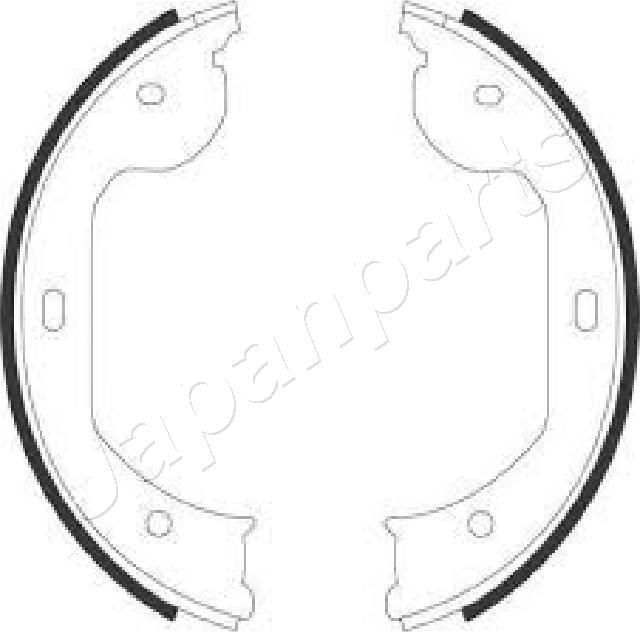 Тормозные колодки (стояночная тормозная система) Japanparts. Артикул GF-0104AF