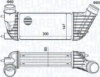 Интеркулер Magneti Marelli. Артикул 351319204260