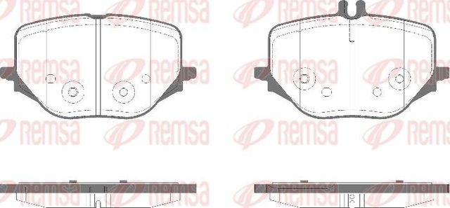 Тормозные колодки Remsa. Артикул 1950.00