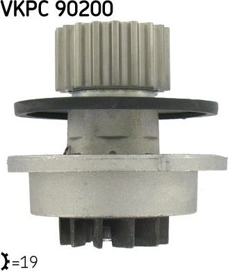Помпа (водяной насос) SKF. Артикул VKPC 90200