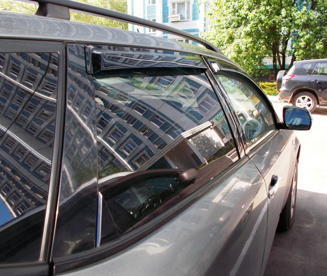 Дефлекторы V-Star для окон Nissan Murano Z50 2002-2008. Артикул D57231