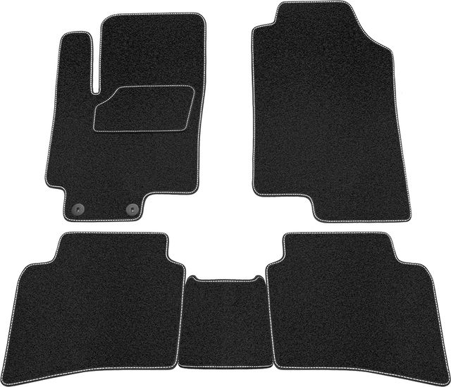 Коврики Rezkon ворсовые Стандарт для салона Kia Rio IV 2017-2026. Артикул 2521020300