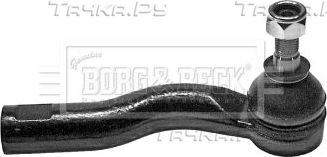 Наконечник рулевой тяги Borg & Beck правый внешний для Mazda 6 I (GG) 2002-2008. Артикул BTR5093