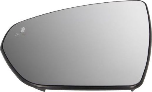 Зеркальное стекло бокового зеркала BLIC левое для Opel Grandland X I 2017-2026. Артикул 6102-04-2304312P