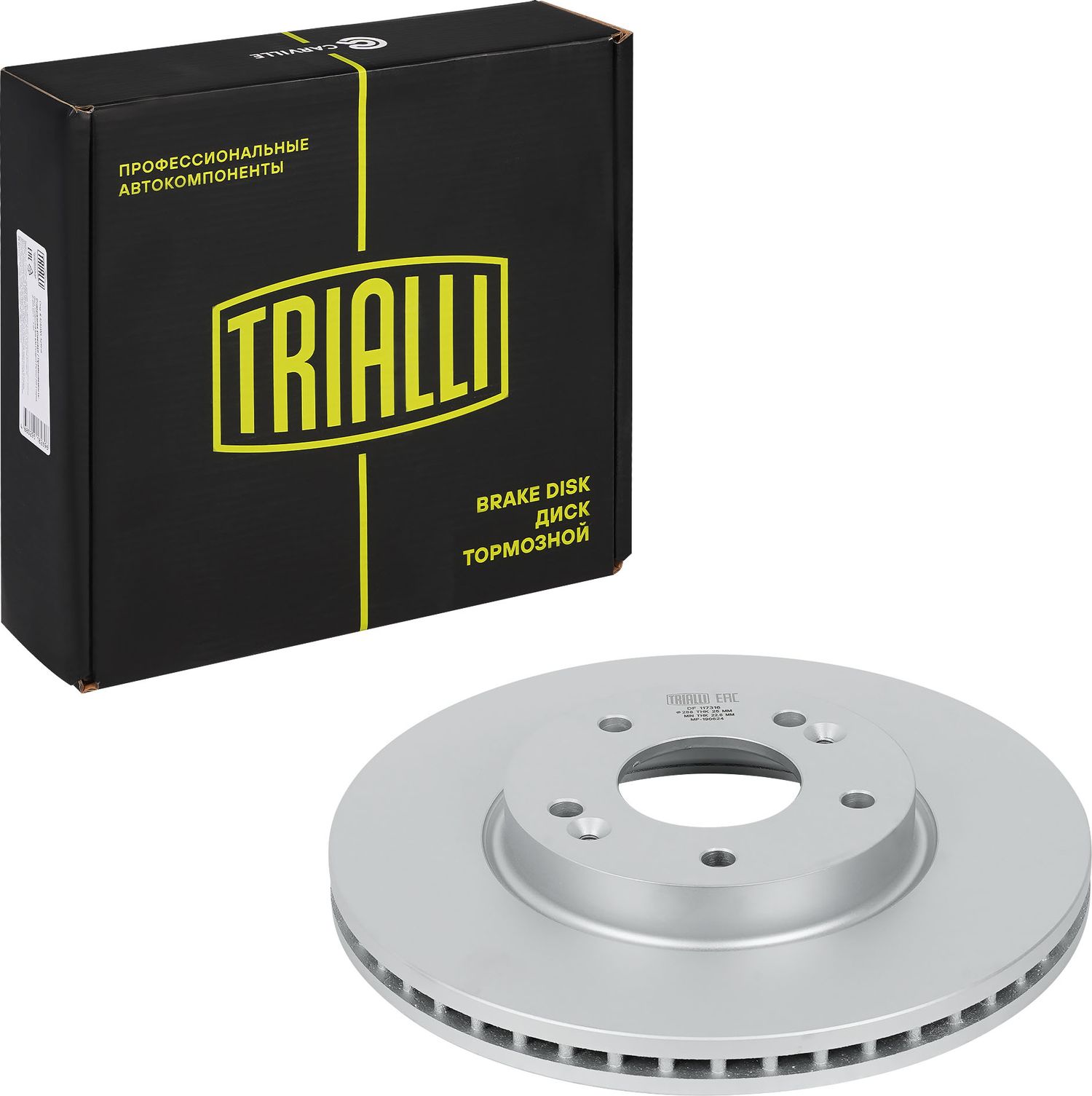 Тормозной диск Trialli. Артикул DF 117316