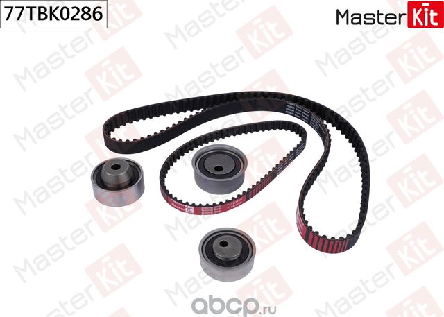 77TBK0286 Комплект ремня ГРМ\ Mitsubishi Outlander I(CU_W),Galant(DJ_,ED_,EF_) 01-12 (Master KIT). Артикул 77TBK0286