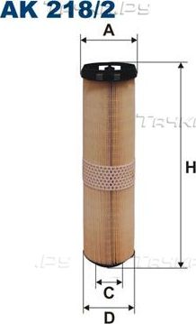 Воздушный фильтр Filtron. Артикул AK 218/2