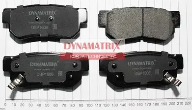комплект колодок для дисковых тормозов (Dynamatrix-Korea). Артикул DBP1606