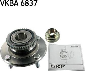 Ступичный подшипник (комплект) SKF. Артикул VKBA 6837