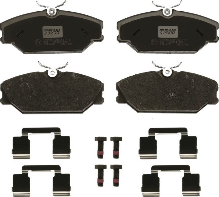 Тормозные колодки TRW COTEC. Артикул GDB1405