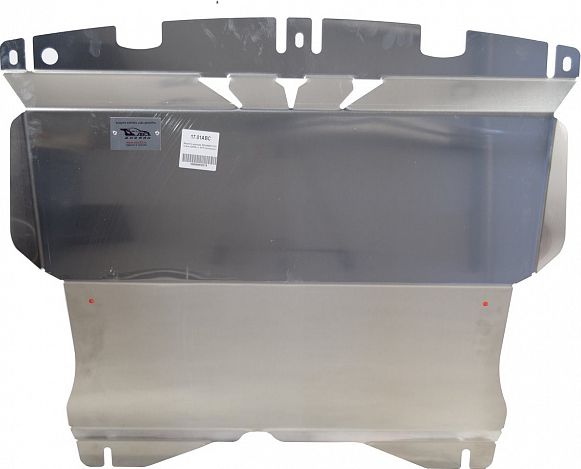 Защита алюминиевая АВС-Дизайн для картера и КПП Peugeot 107 2005-2014. Артикул 17.01ABC