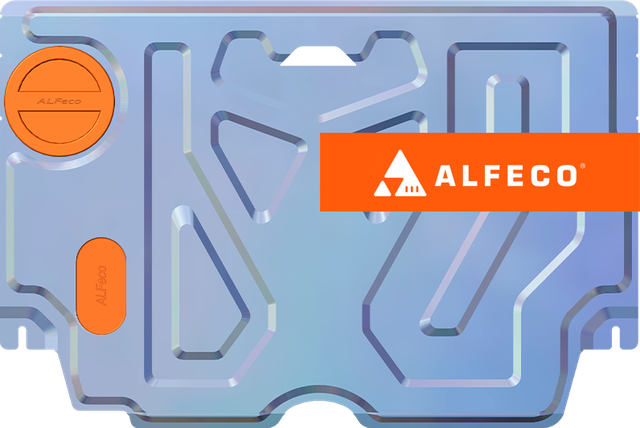 Защита алюминиевая Alfeco (4 мм) для картера и КПП Toyota Camry 50, 55 (V50, V55, XV50, XV55) XV50 2011-2018. Артикул ALF.24.590AL4