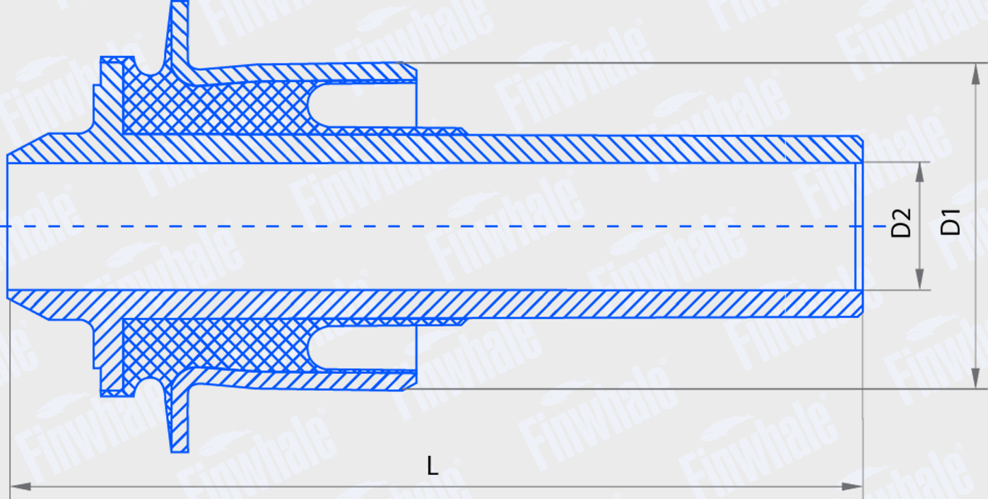 Сайлентблок переднего рычага подвески Finwhale. Артикул SB803