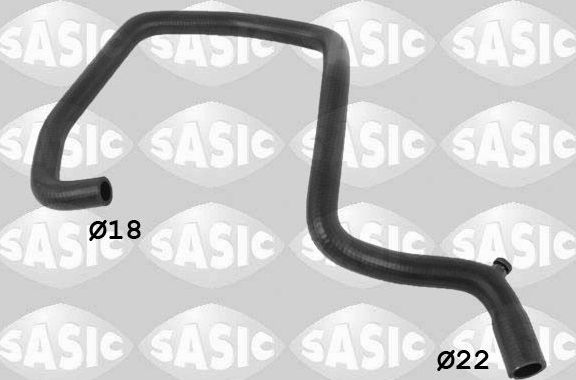 Патрубок радиатора (системы охлаждения) Sasic. Артикул 3404183