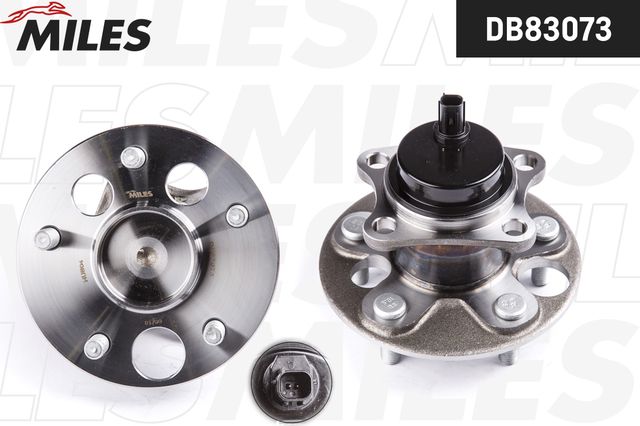 Ступица колеса с интегрированным подшипником Miles задняя правая/левая для Toyota Corolla E140, E150 2006-2014. Артикул DB83073
