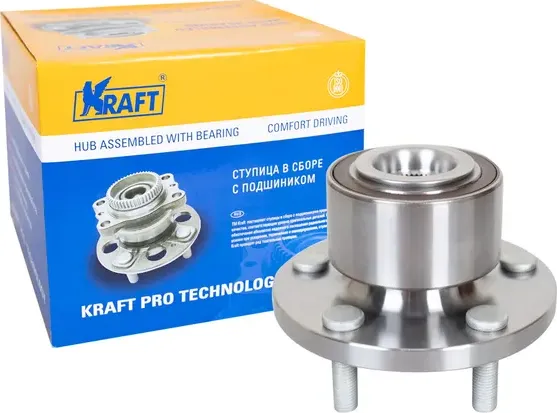 Ступица с подшипником FORD MONDEO 07- перед. D=82мм (Kraft) Kraft. Артикул KT100629