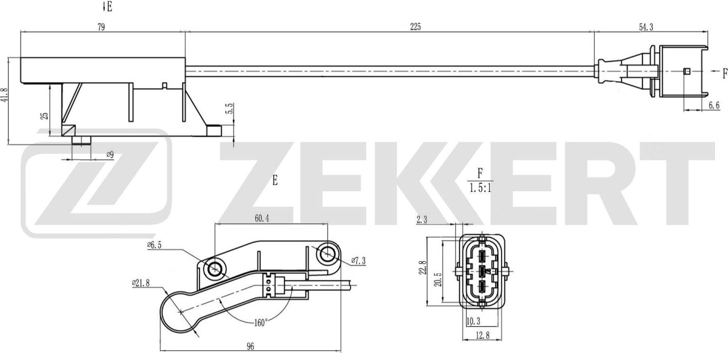 Датчик положения распредвала Zekkert. Артикул SE-5018