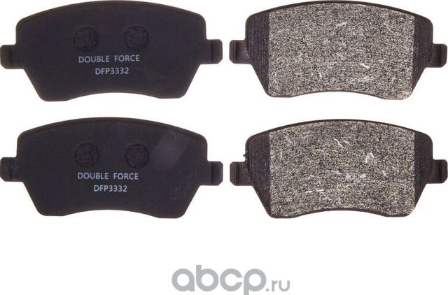 Колодки тормозные дисковые (Double Force). Артикул DFP3332