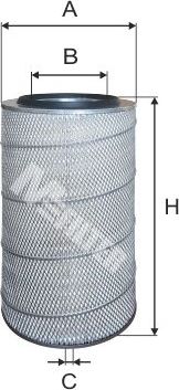 Воздушный фильтр MFilter для MAN SL II 1984-1994. Артикул A 154