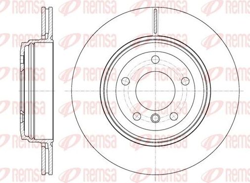 Тормозной диск Remsa. Артикул 6654.10
