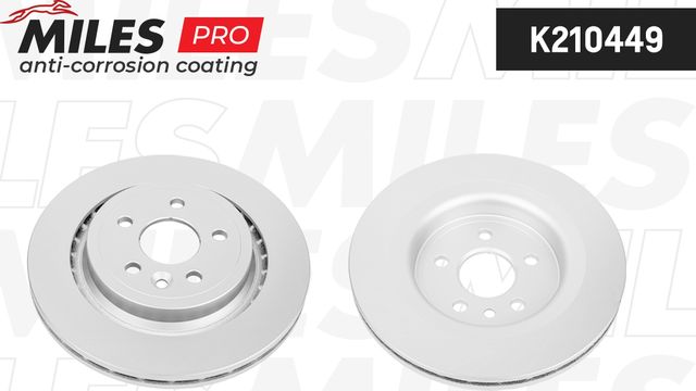 Тормозной диск Miles задний для Volvo XC70 II 2007-2016. Артикул K210449