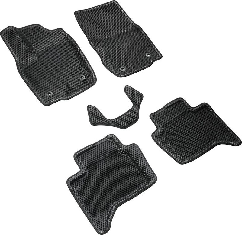 Коврики Seintex 3D EVA ромб для салона Lexus GX 550 2023-2026 ЧЕРНЫЕ. Артикул 317248