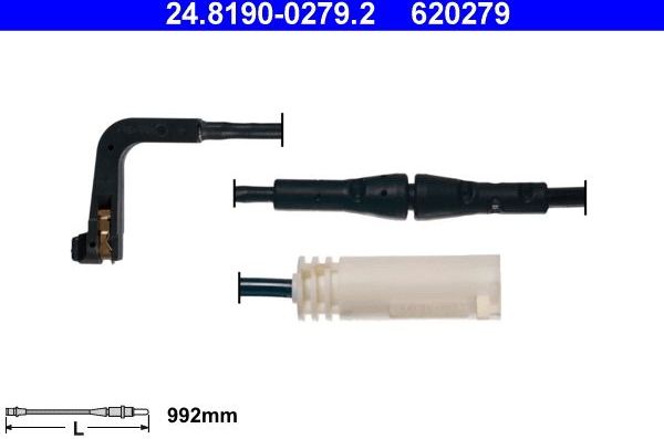 Датчик износа тормозных колодок  ATE. Артикул 24.8190-0279.2