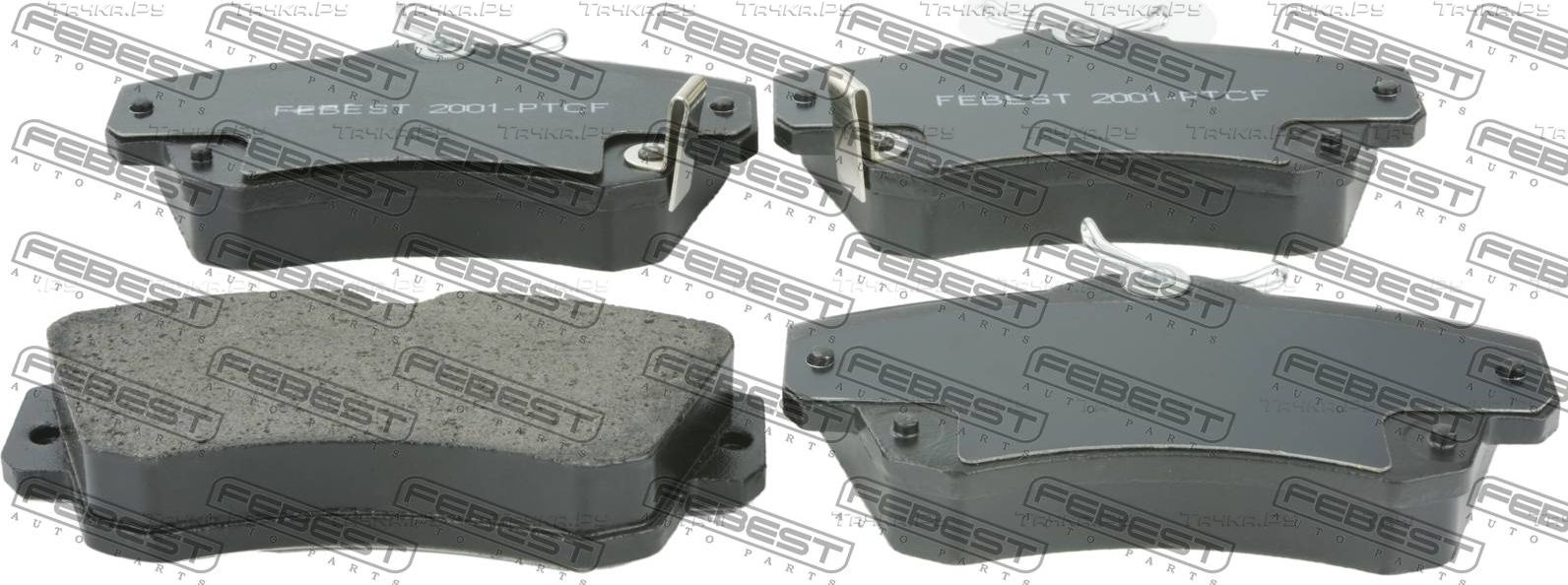 Тормозные колодки Febest передние для Plymouth Neon 2003-2005. Артикул 2001-PTCF