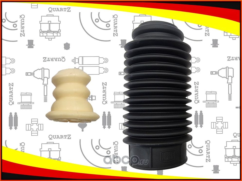 Пылезащитный комплект амортизатора (пыльник с отбойником) (Quartz). Артикул QZ0110