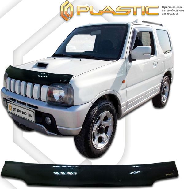 Дефлектор СА Пластик для капота Classic черный для Suzuki Jimny 2002-2012. Артикул 2010010113162