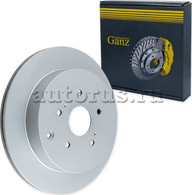 Диск тормозной задний с покрытием (Ganz). Артикул GIJ06075