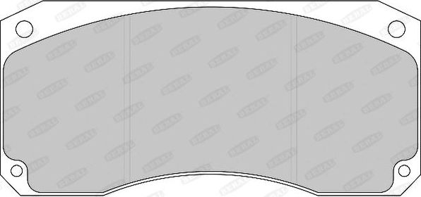 Тормозные колодки BERAL передние/задние для Renault Major 1991-1993. Артикул 2904324004017204