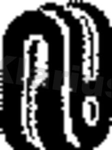 Кронштейн глушителя Klarius (резина). Артикул 420146