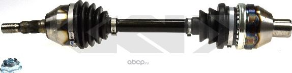 Привод в сборе R (GKN). Артикул 304425