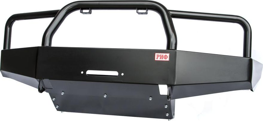 Бампер силовой РИФ передний без доп. фар с защитной дугой для Nissan Patrol Y61 1997-2004. Артикул RIFY61-10300