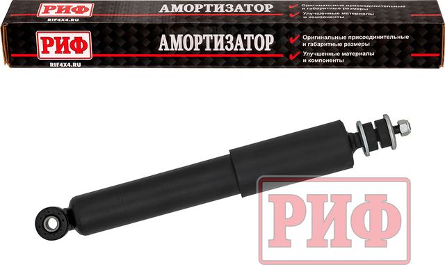Амортизатор РИФ передний штатный для Mitsubishi Pajero Sport I 1998-2008. Артикул SAG351SL
