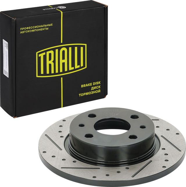 Диск тормозной LADA 2108 перед. (Trialli). Артикул DF132S