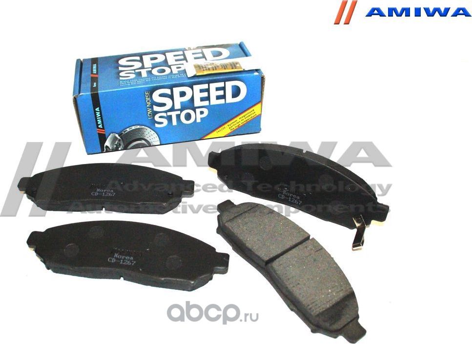 Колодки тормозные передние (Amiwa). Артикул CD1267