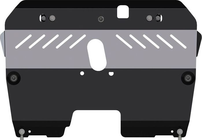 Защита Шериф (2,5 мм) для картера и КПП Ford Edge 2014-2021. Артикул 08.2496 V2