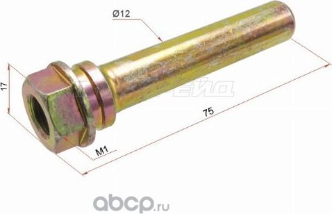 Направляющая суппорта перед нижняя KIA SORENTO 14- (SAT). Артикул ST581614H000